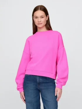 Vintagesoft Wedge Bisiklet Yaka Sweatshirt