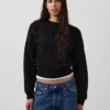 Vintagesoft Wedge Bisiklet Yaka Sweatshirt