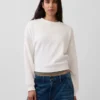 Vintagesoft Wedge Bisiklet Yaka Sweatshirt