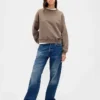 Vintagesoft Wedge Bisiklet Yaka Sweatshirt