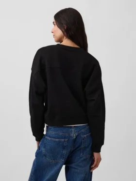 Vintagesoft Wedge Bisiklet Yaka Sweatshirt
