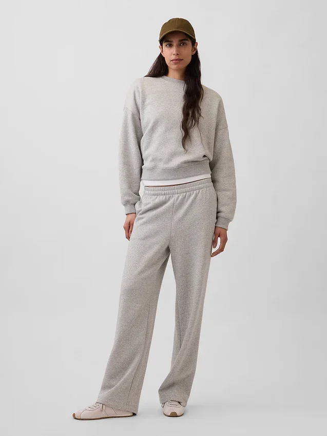 Vintagesoft Wedge Bisiklet Yaka Sweatshirt