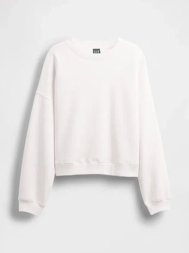 Vintagesoft Wedge Bisiklet Yaka Sweatshirt