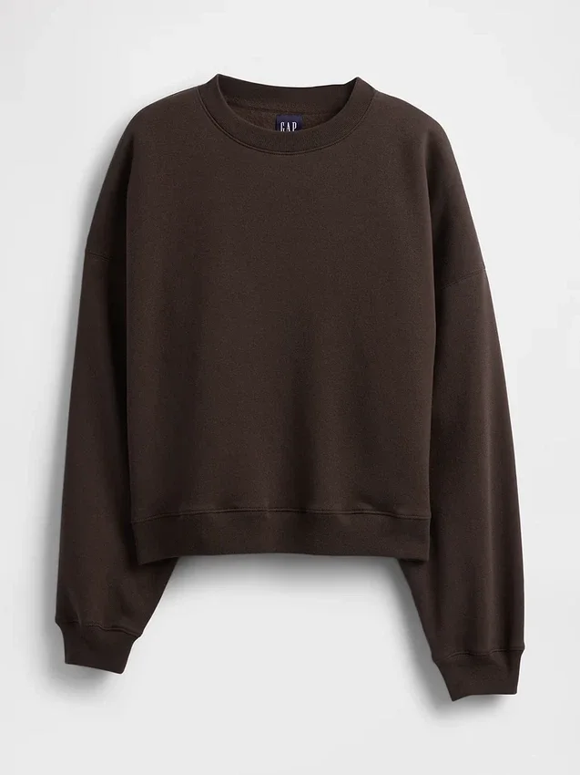Vintagesoft Wedge Bisiklet Yaka Sweatshirt