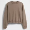Vintagesoft Wedge Bisiklet Yaka Sweatshirt