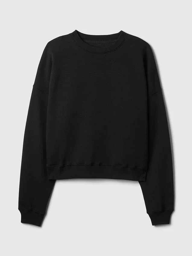 Vintagesoft Wedge Bisiklet Yaka Sweatshirt