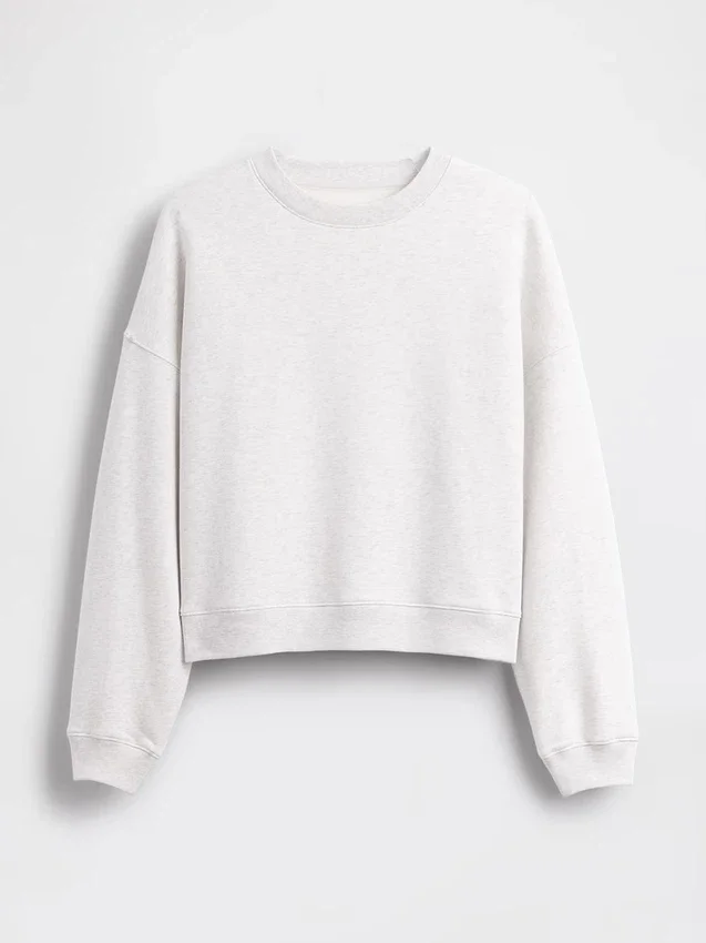 Vintagesoft Wedge Bisiklet Yaka Sweatshirt