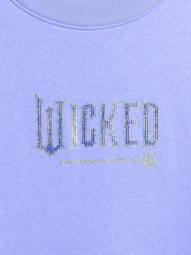 Vintagesoft Wicked Crop Wedge Sweatshirt