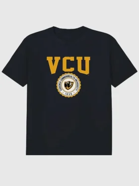 Virginia Commonwealth Üniversitesi Kampüs Arması Desenli Tişört