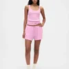 Waffle Desenli Pijama Tank Top
