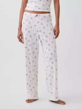 Winnie the Pooh Pointelle Pijama Pantolonları
