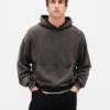 Yetişkin Ağır Kaliteli Oversized Kapüşonlu Sweatshirt