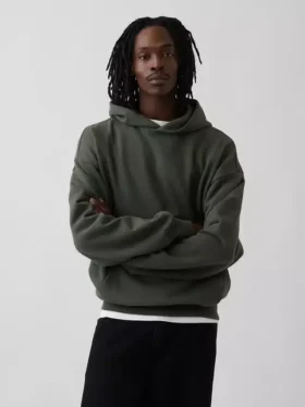 Yetişkin Ağır Kaliteli Oversized Kapüşonlu Sweatshirt
