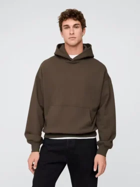 Yetişkin Ağır Kaliteli Oversized Kapüşonlu Sweatshirt