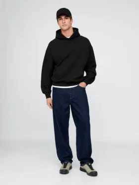 Yetişkin Ağır Kaliteli Oversized Kapüşonlu Sweatshirt