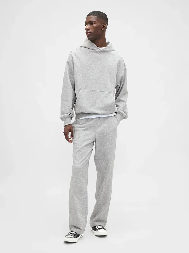 Yetişkin Ağır Kaliteli Oversized Kapüşonlu Sweatshirt