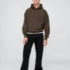 Yetişkin Ağır Kaliteli Oversized Kapüşonlu Sweatshirt