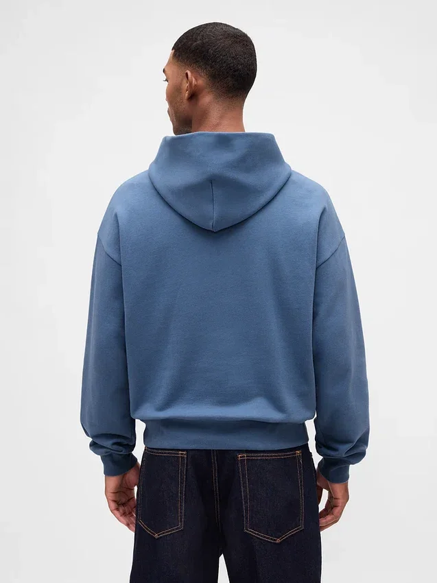 Yetişkin Ağır Kaliteli Oversized Kapüşonlu Sweatshirt