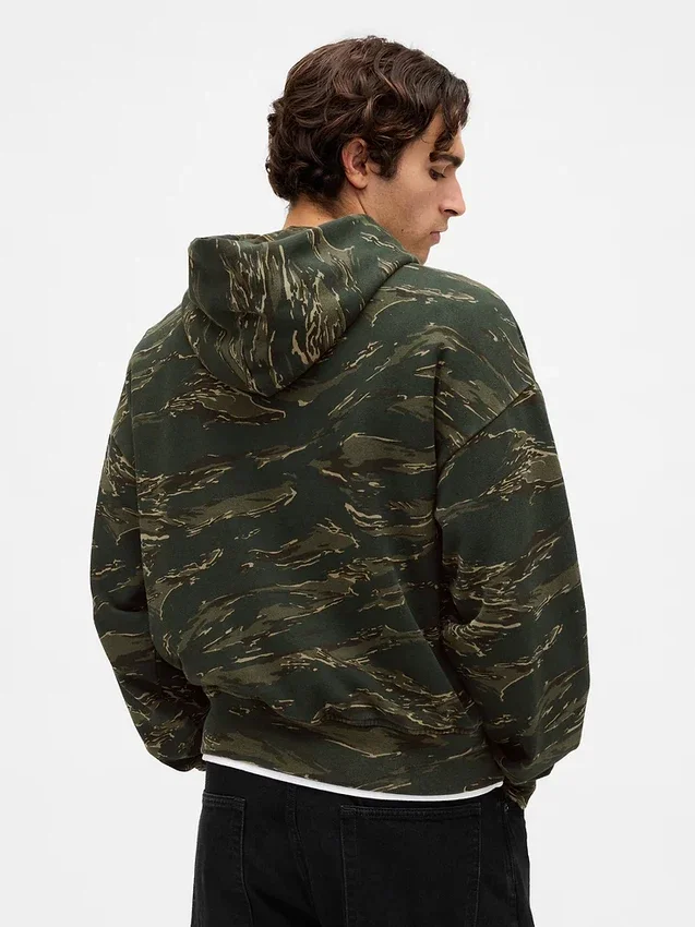 Yetişkin Ağır Kaliteli Oversized Kapüşonlu Sweatshirt