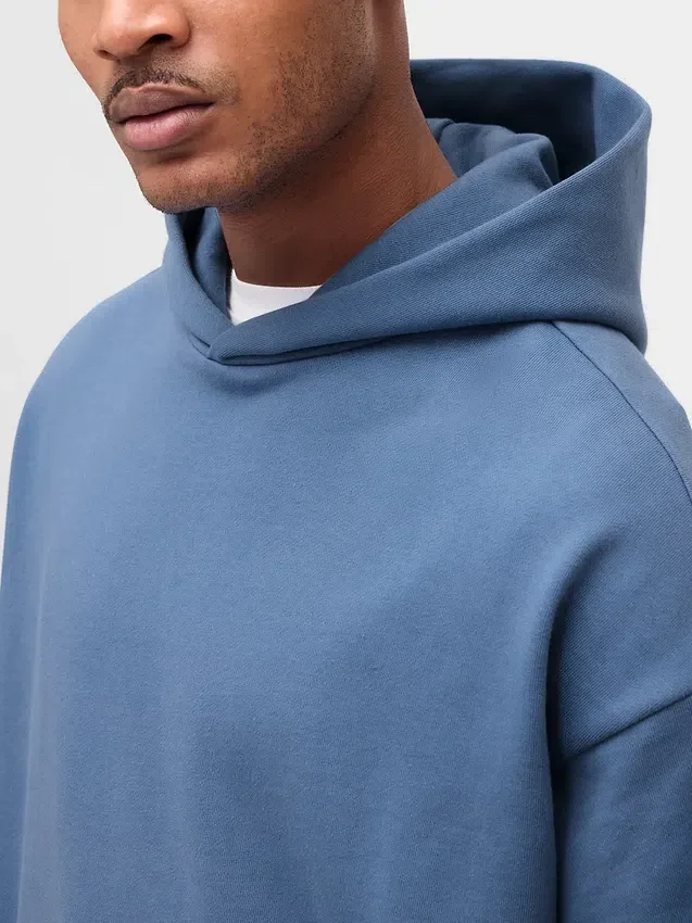 Yetişkin Ağır Kaliteli Oversized Kapüşonlu Sweatshirt