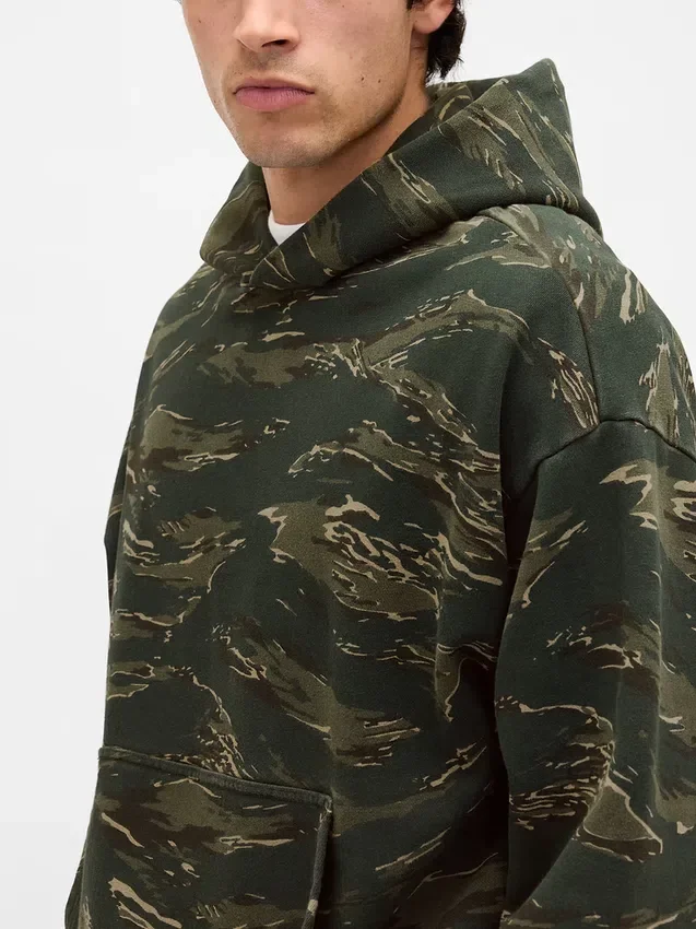 Yetişkin Ağır Kaliteli Oversized Kapüşonlu Sweatshirt
