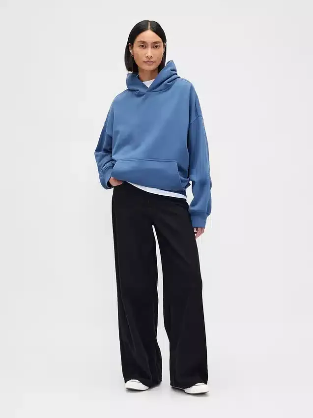 Yetişkin Ağır Kaliteli Oversized Kapüşonlu Sweatshirt