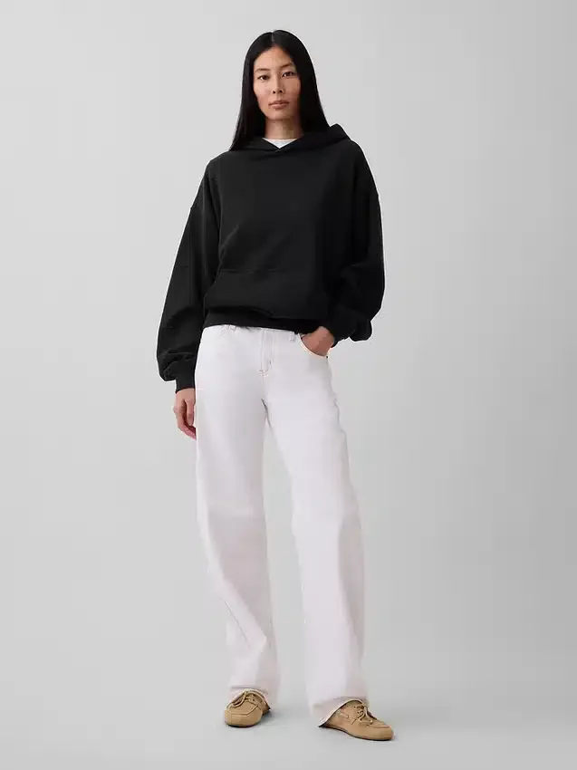 Yetişkin Ağır Kaliteli Oversized Kapüşonlu Sweatshirt