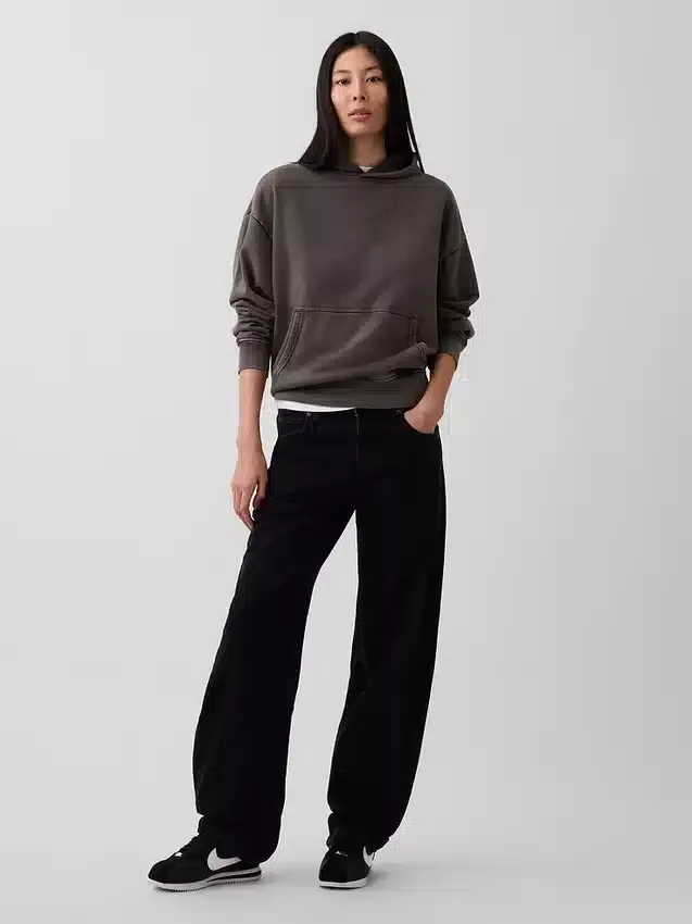 Yetişkin Ağır Kaliteli Oversized Kapüşonlu Sweatshirt