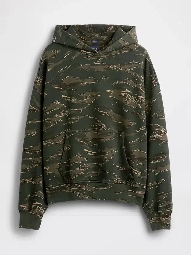 Yetişkin Ağır Kaliteli Oversized Kapüşonlu Sweatshirt