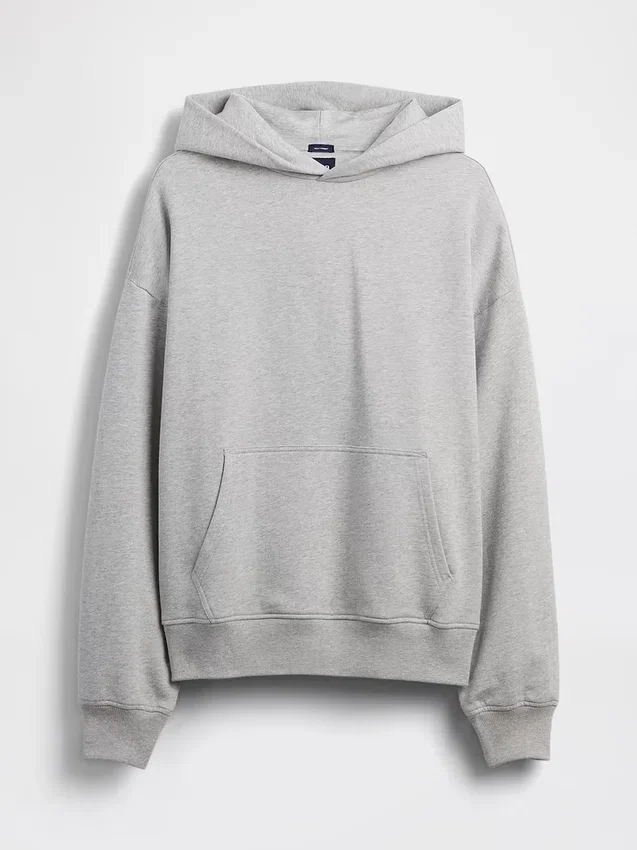 Yetişkin Ağır Kaliteli Oversized Kapüşonlu Sweatshirt