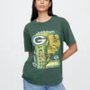 Yetişkin Nfl Green Bay Packers Desenli Tişört