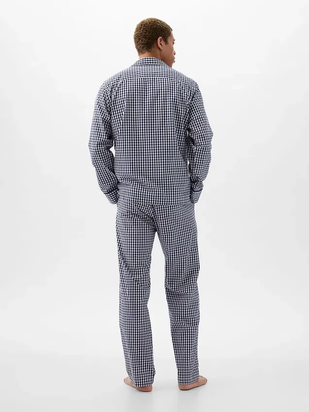 Yetişkin Poplin Pijama Takımı