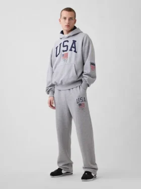 Yetişkin Team USA Ağır Kaliteli Eşofman Altı