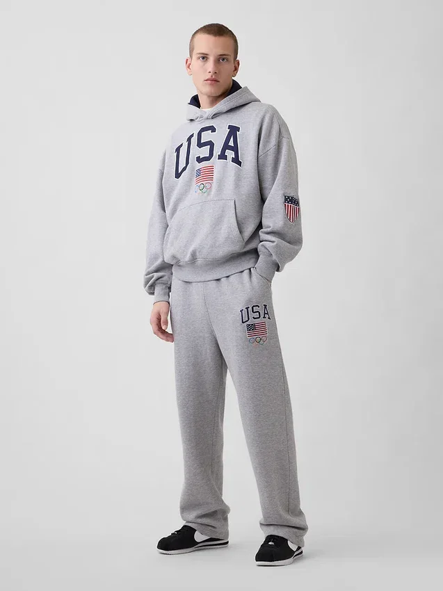 Yetişkin Team USA Ağır Kaliteli Eşofman Altı