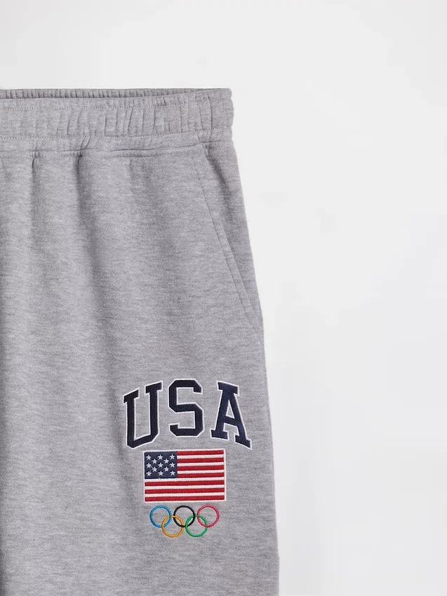 Yetişkin Team USA Ağır Kaliteli Eşofman Altı