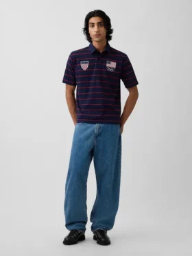 Yetişkin Team USA Polo Tişört