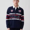 Yetişkin Team USA Rugby Gömleği