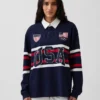Yetişkin Team USA Rugby Gömleği