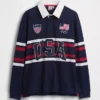 Yetişkin Team USA Rugby Gömleği