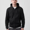 Yetişkin Vintagesoft Arch Logo Fermuarlı Kapüşonlu Sweatshirt