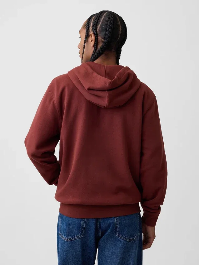 Yetişkin Vintagesoft Arch Logo Fermuarlı Kapüşonlu Sweatshirt