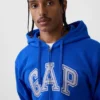 Yetişkin Vintagesoft Arch Logo Fermuarlı Kapüşonlu Sweatshirt