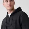 Yetişkin Vintagesoft Arch Logo Fermuarlı Kapüşonlu Sweatshirt