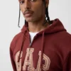 Yetişkin Vintagesoft Arch Logo Fermuarlı Kapüşonlu Sweatshirt