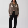 Yetişkin Vintagesoft Arch Logo Fermuarlı Kapüşonlu Sweatshirt