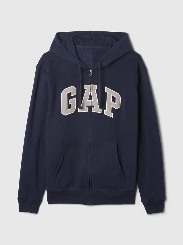 Yetişkin Vintagesoft Arch Logo Fermuarlı Kapüşonlu Sweatshirt