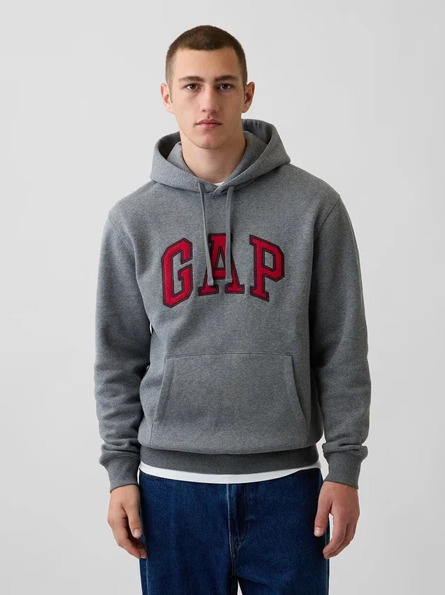 Yetişkin Vintagesoft Arch Logo Kapüşonlu Sweatshirt