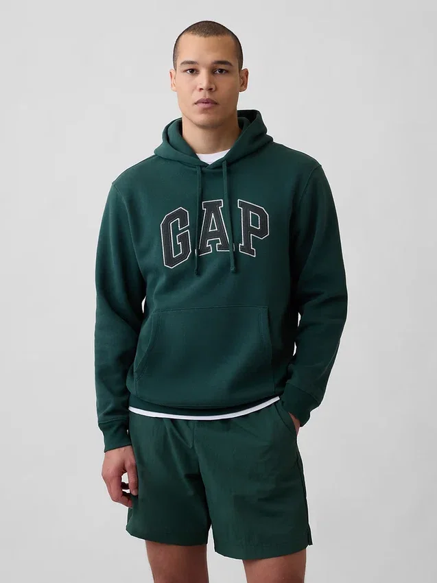 Yetişkin Vintagesoft Arch Logo Kapüşonlu Sweatshirt