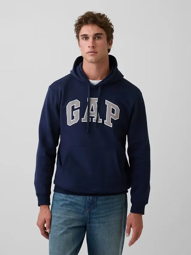 Yetişkin Vintagesoft Arch Logo Kapüşonlu Sweatshirt