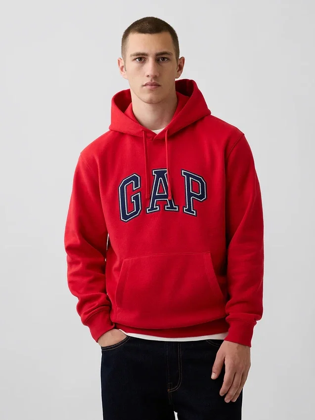 Yetişkin Vintagesoft Arch Logo Kapüşonlu Sweatshirt